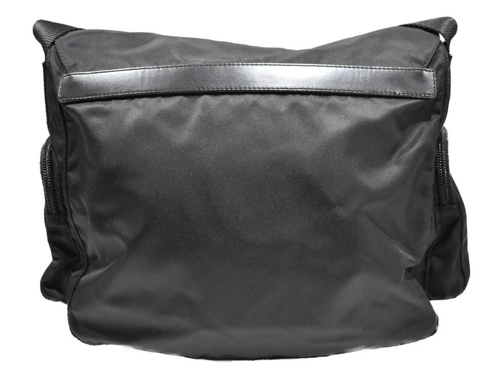 Prada Messenger Crossbody Tessuto Bag Black